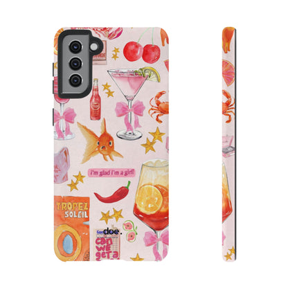 I'm glad I'm a girl Samsung Case