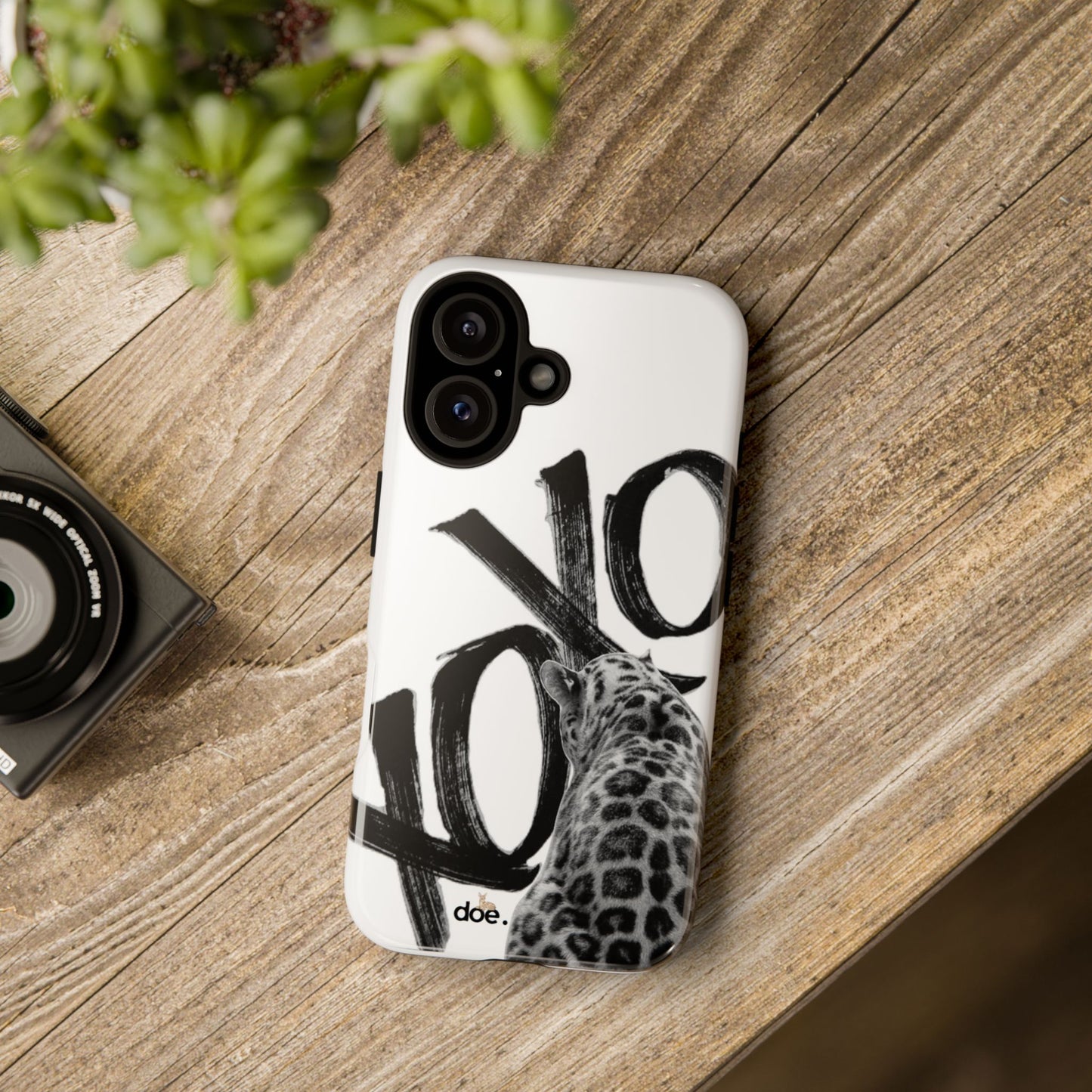 Leopard XOXO iPhone Case