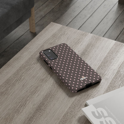 Brown Polka Dot Samsung Case