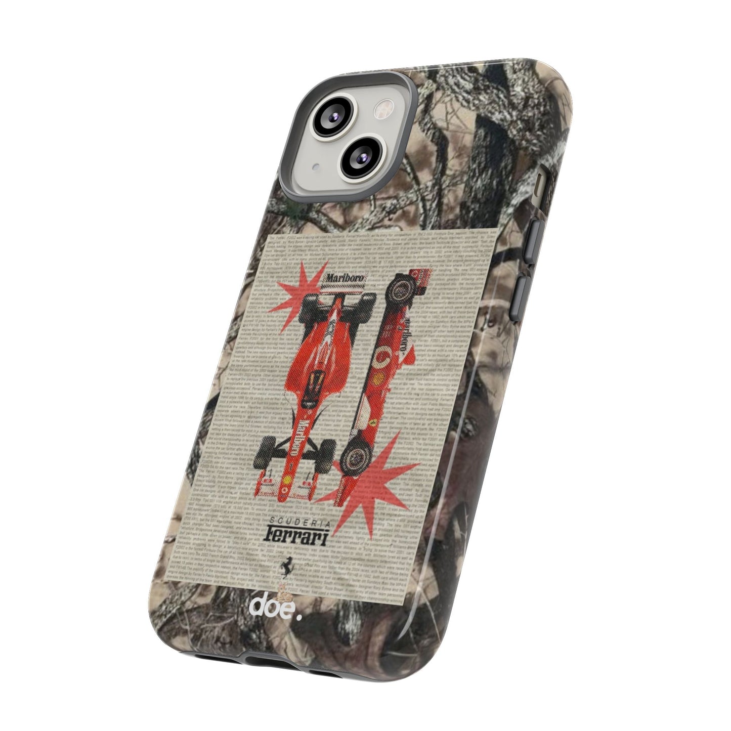 Camouflage Ferrari iPhone Case