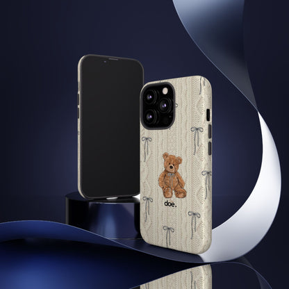 Little Bow Bear iPhone Case