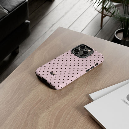 Pink Polka Dot iPhone Case