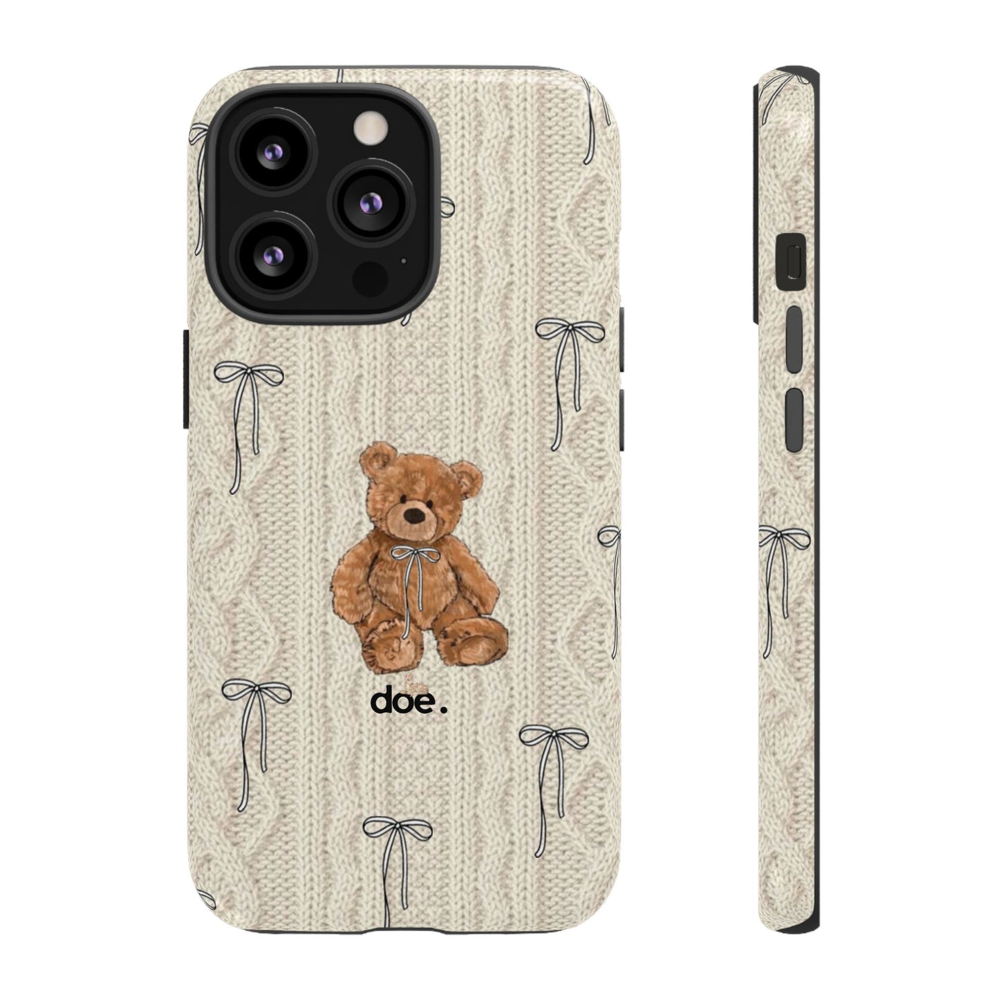 Little Bow Bear iPhone Case