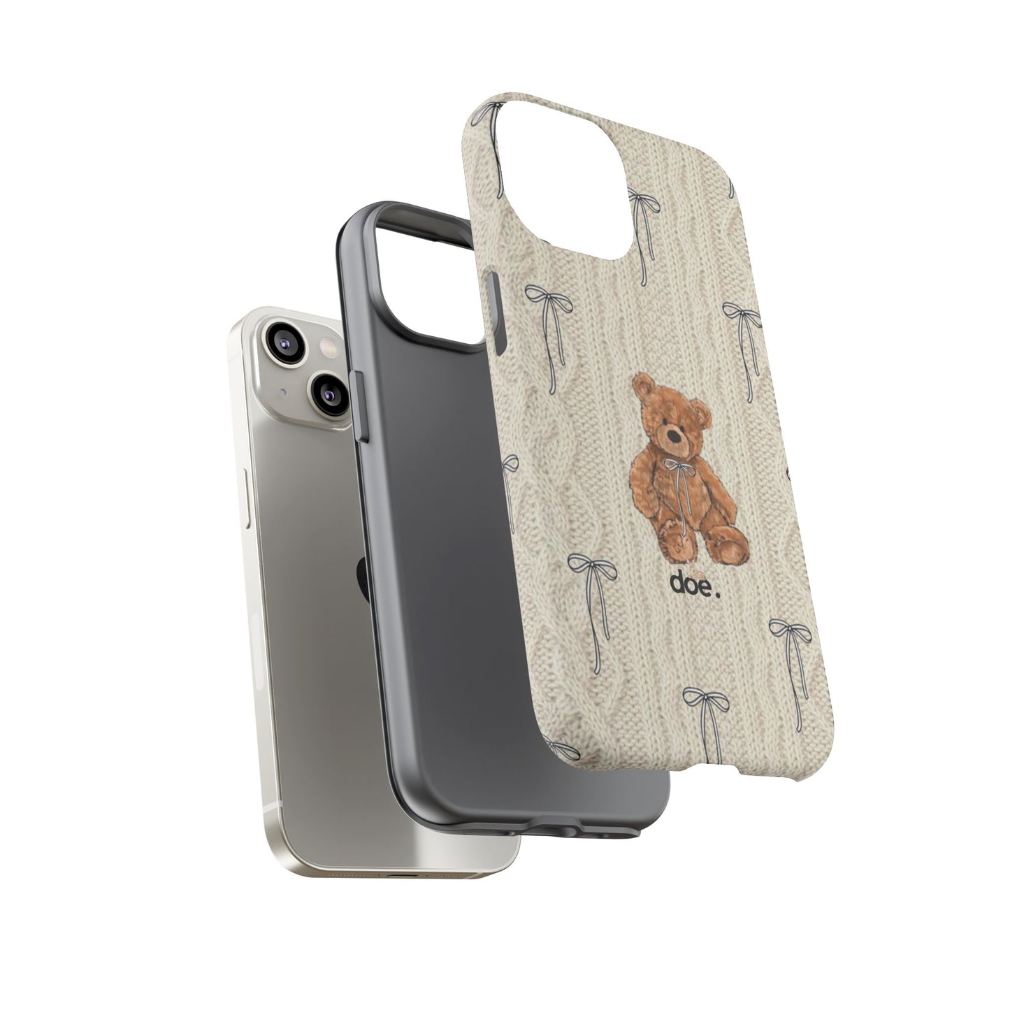 Little Bow Bear iPhone Case