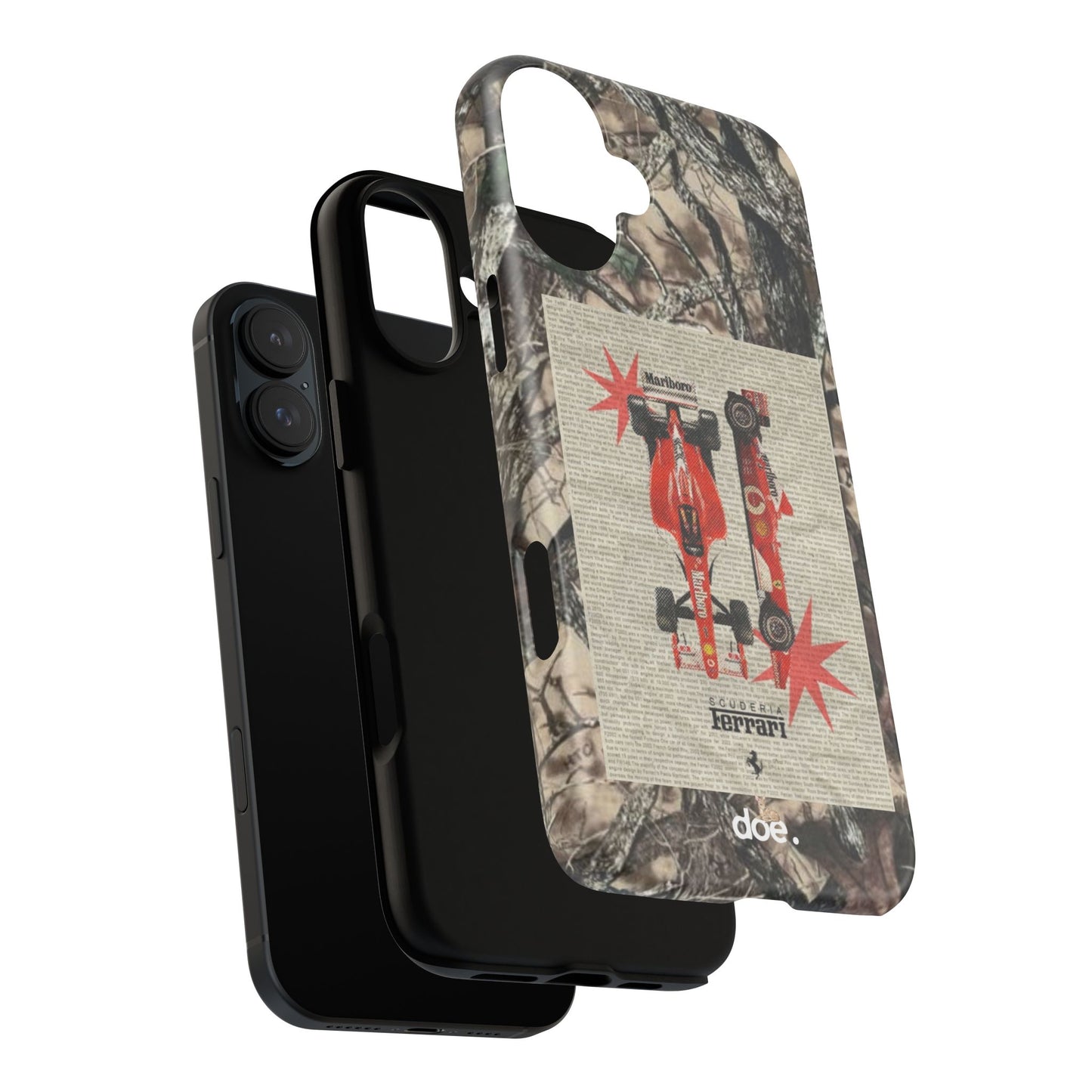Camouflage Ferrari iPhone Case