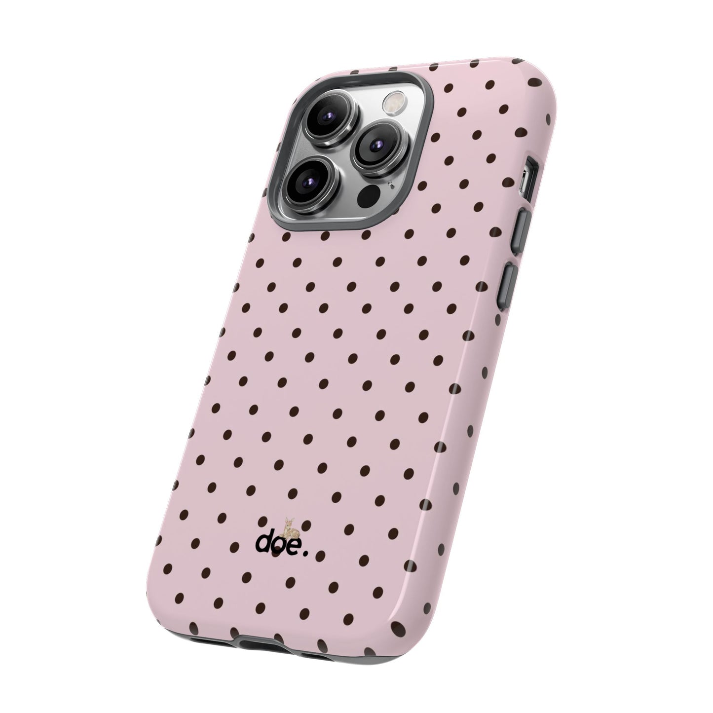 Pink Polka Dot iPhone Case