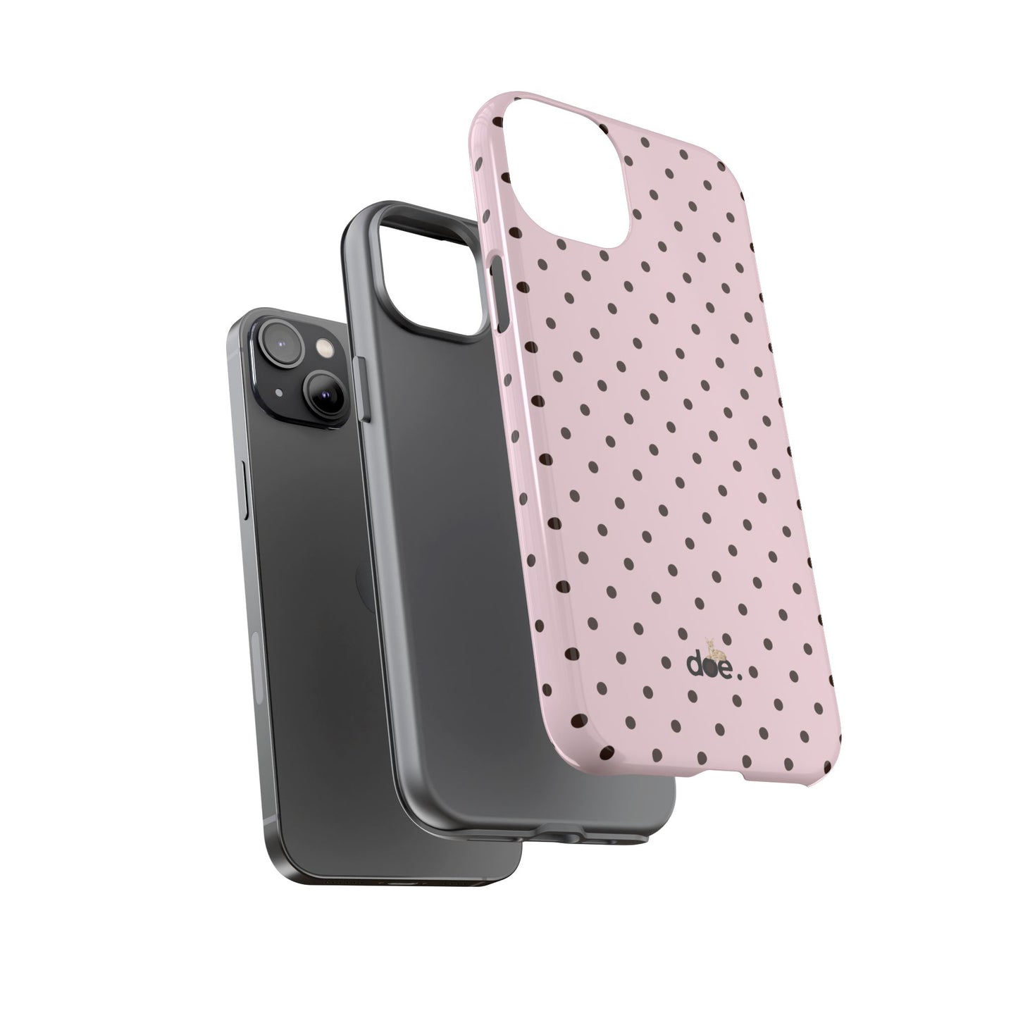 Pink Polka Dot iPhone Case