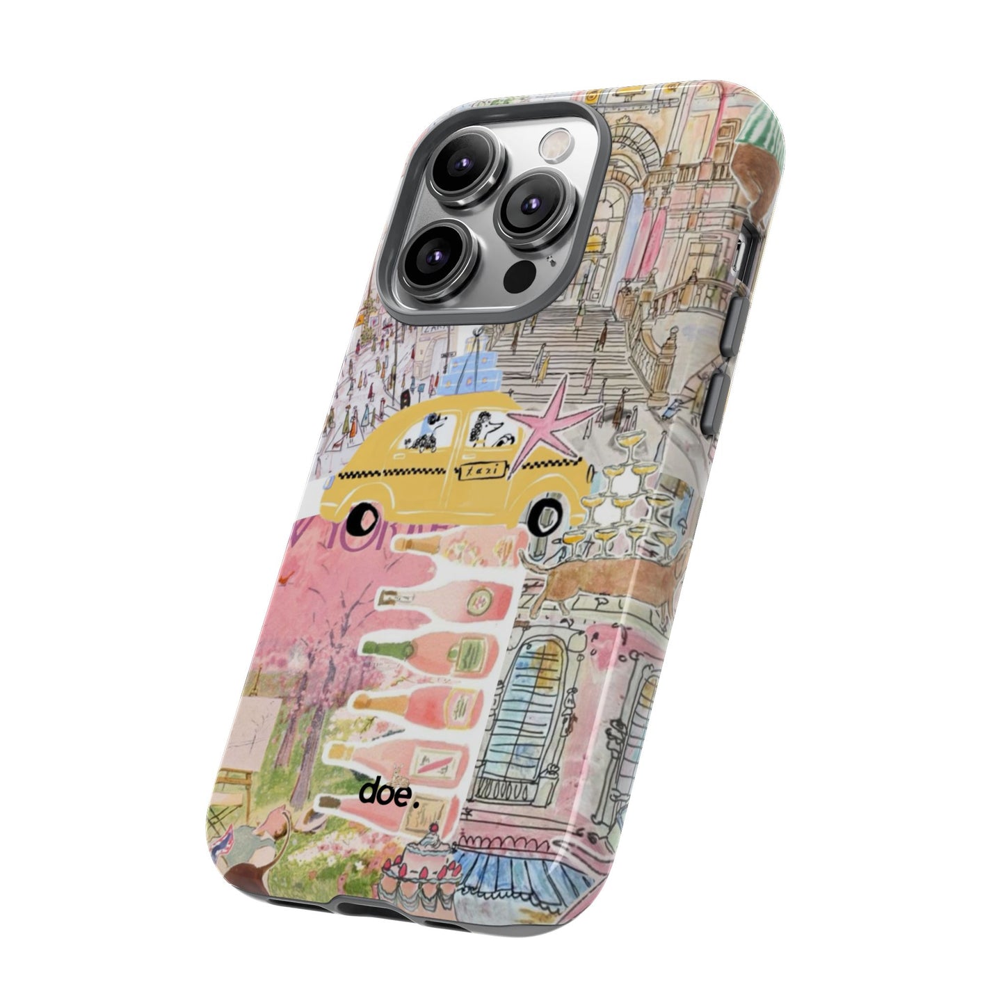 Travel Clutter iPhone Case