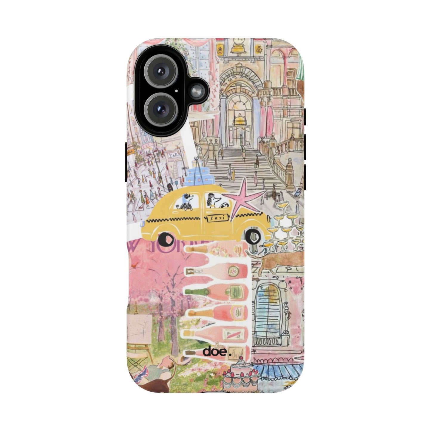 Travel Clutter iPhone Case