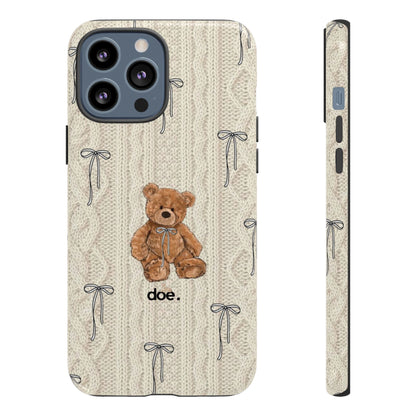 Little Bow Bear iPhone Case