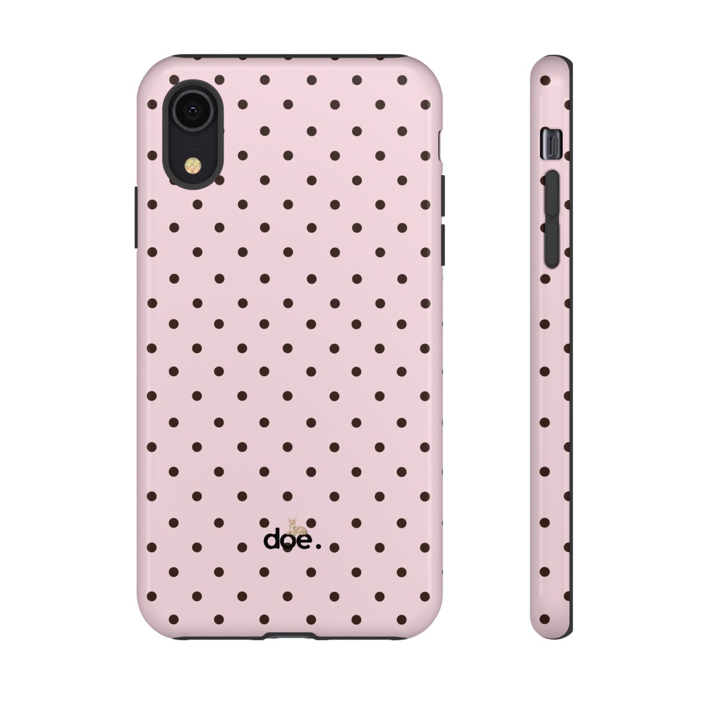 Pink Polka Dot iPhone Case