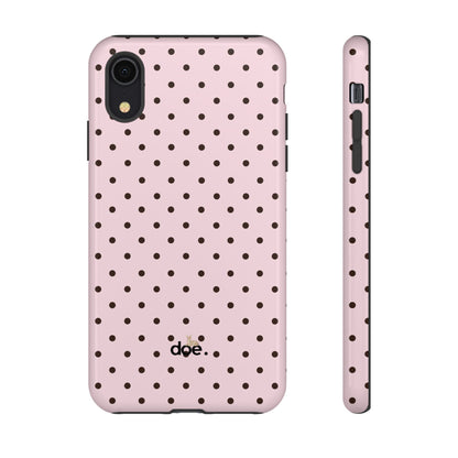 Pink Polka Dot iPhone Case
