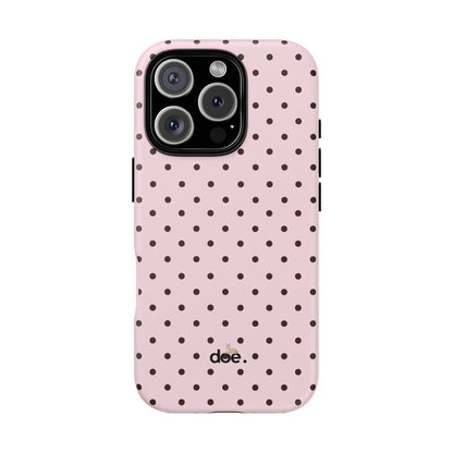 Pink Polka Dot iPhone Case