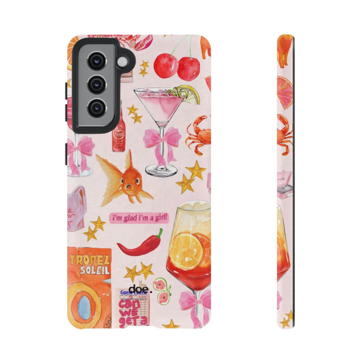 I'm glad I'm a girl Samsung Case