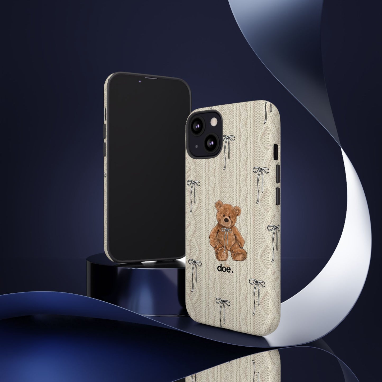 Little Bow Bear iPhone Case