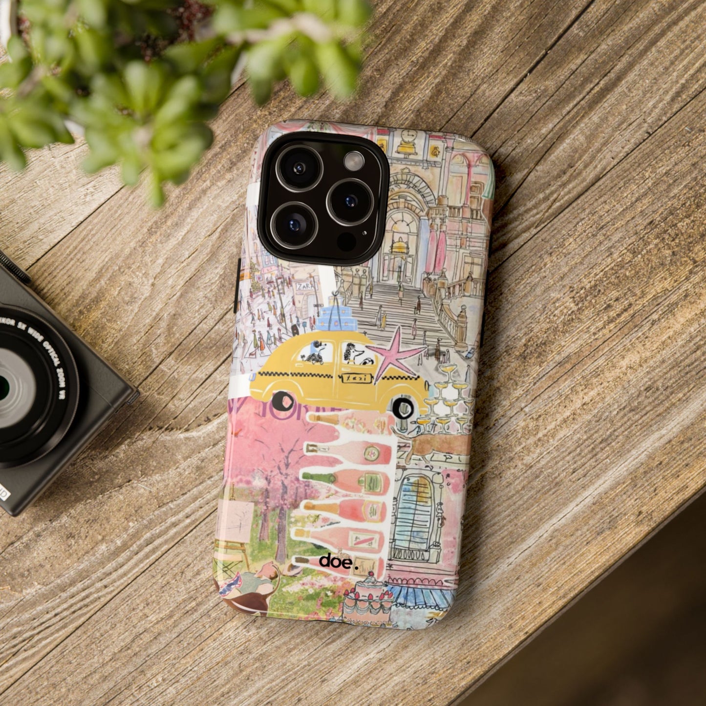 Travel Clutter iPhone Case