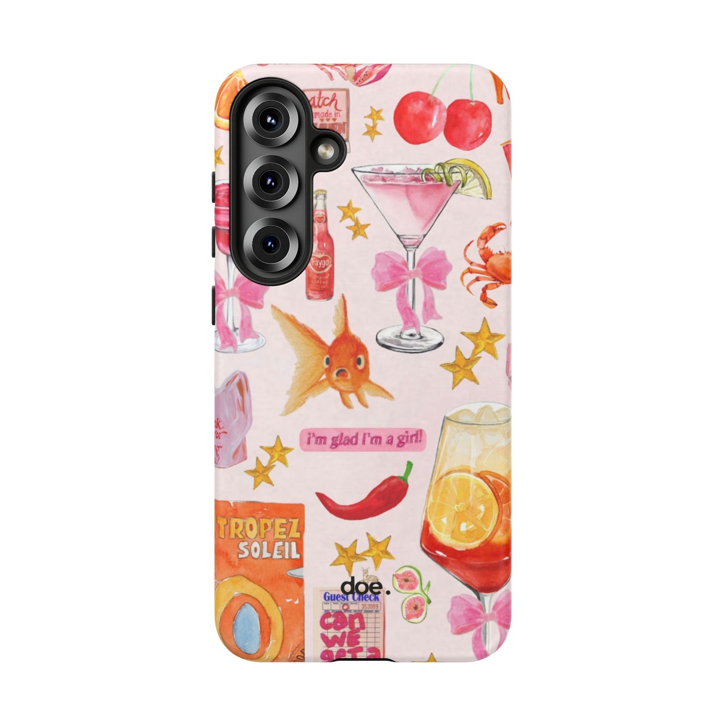 I'm glad I'm a girl Samsung Case