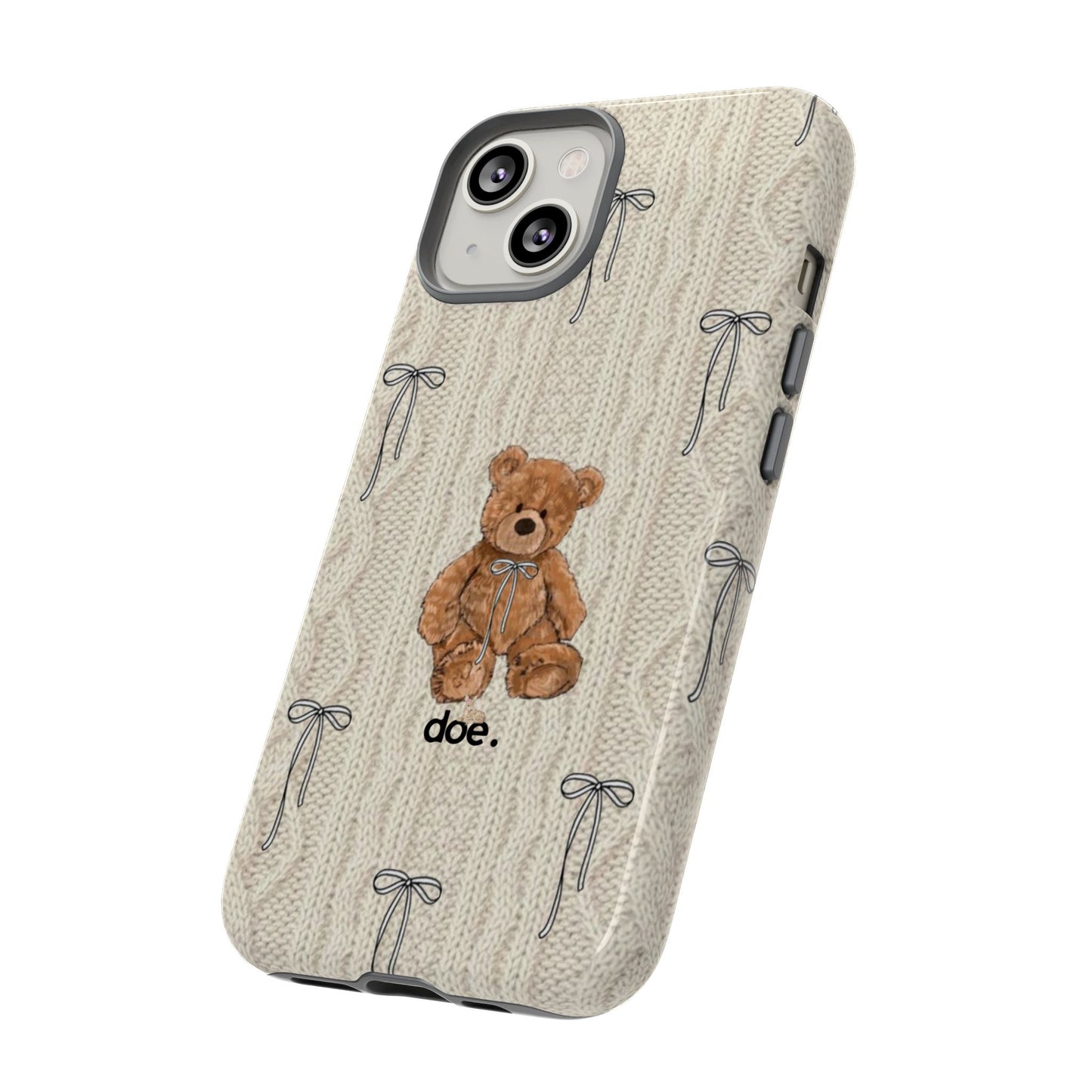 Little Bow Bear iPhone Case