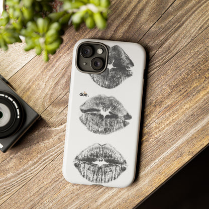 Three Kisses iPhone Case