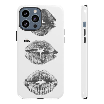 Three Kisses iPhone Case
