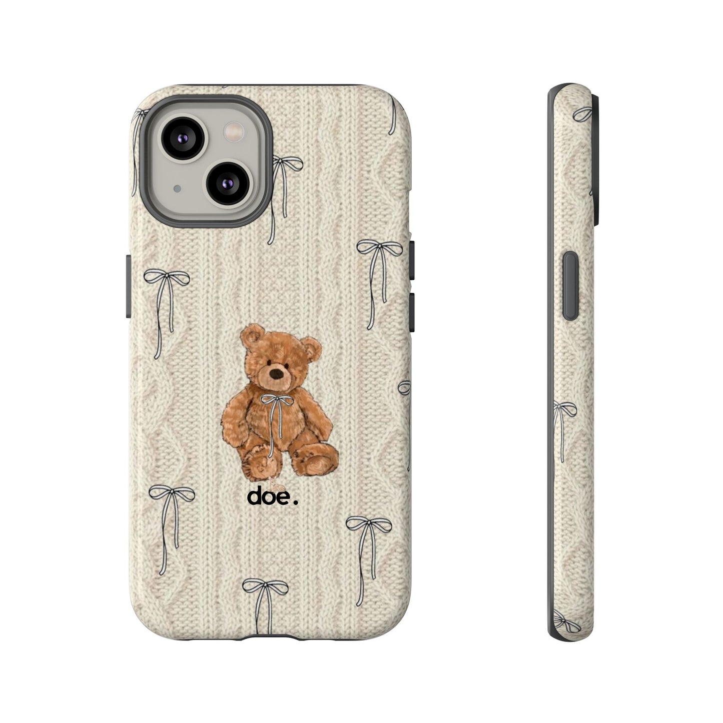 Little Bow Bear iPhone Case
