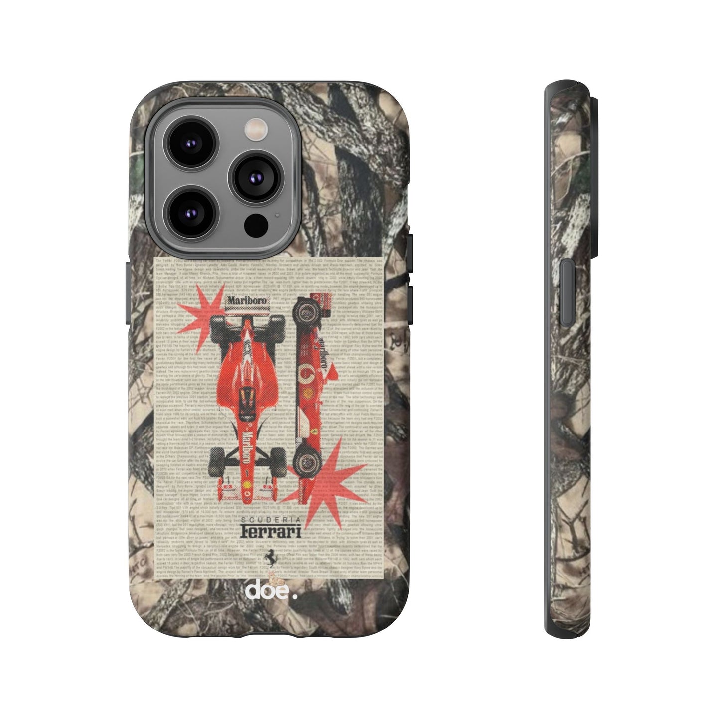 Camouflage Ferrari iPhone Case