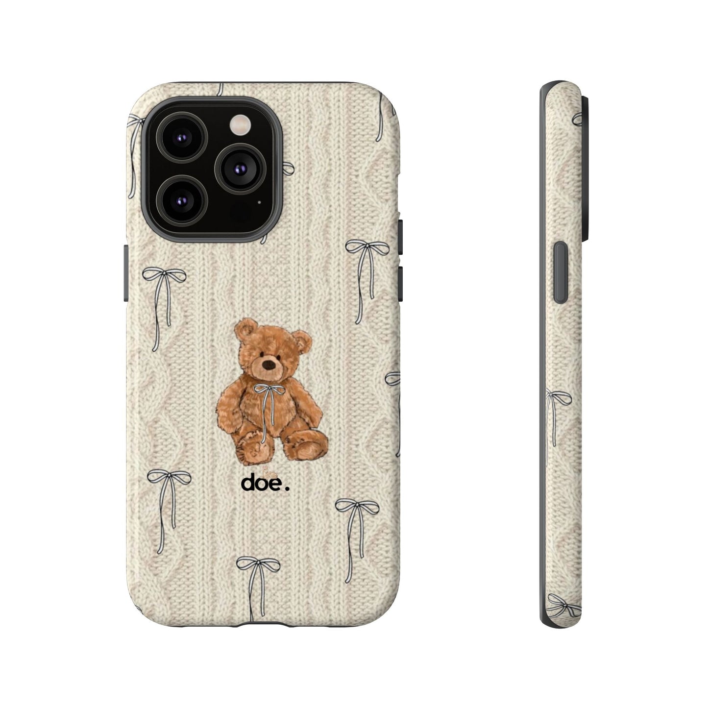 Little Bow Bear iPhone Case