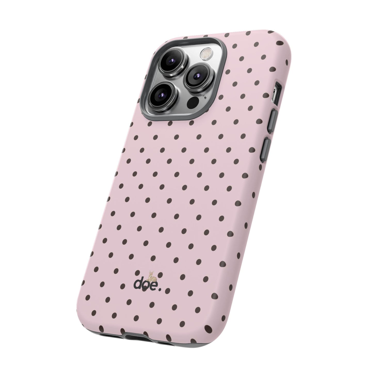 Pink Polka Dot iPhone Case