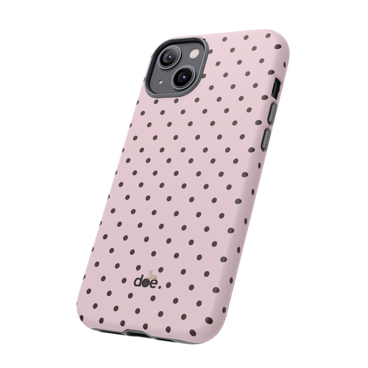 Pink Polka Dot iPhone Case