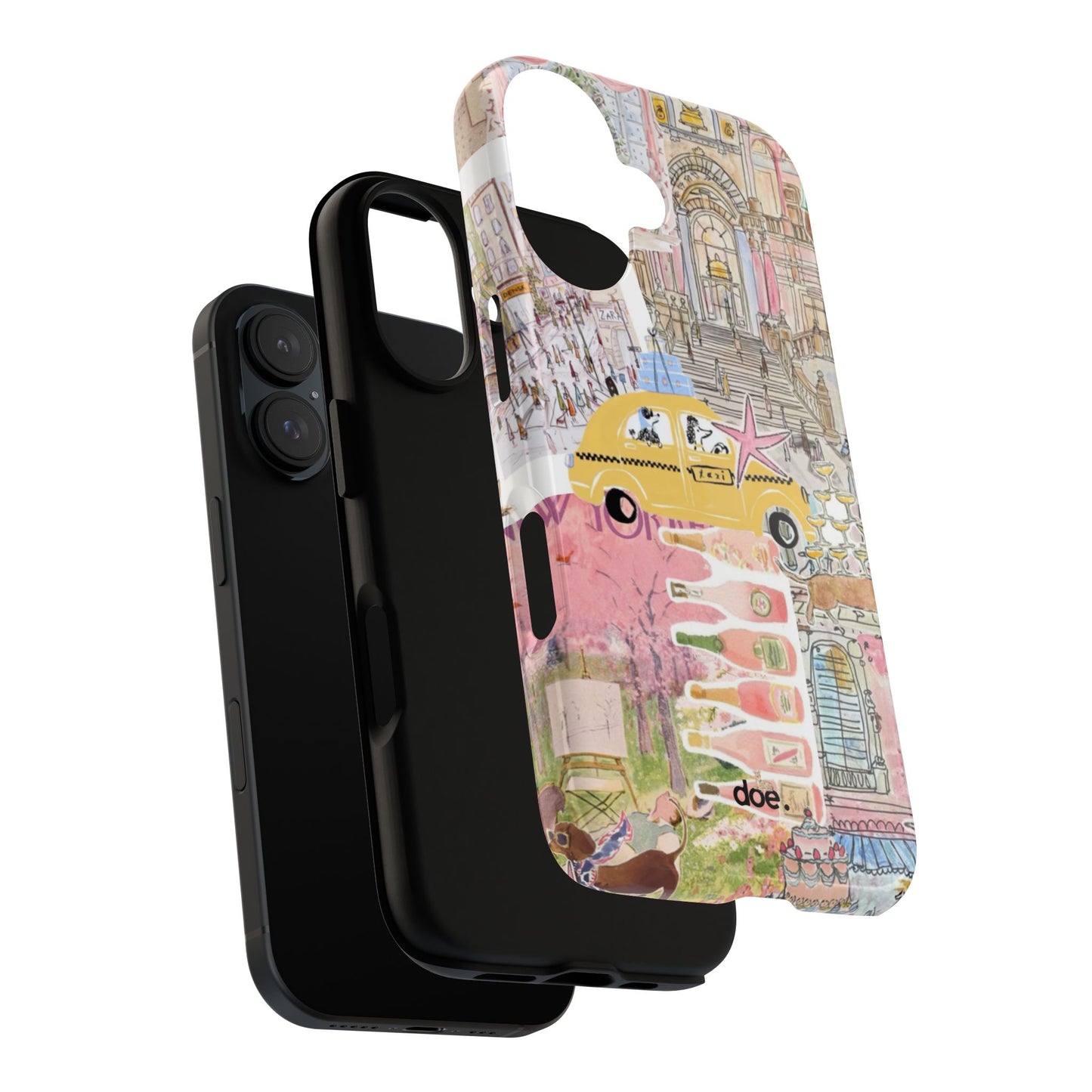 Travel Clutter iPhone Case