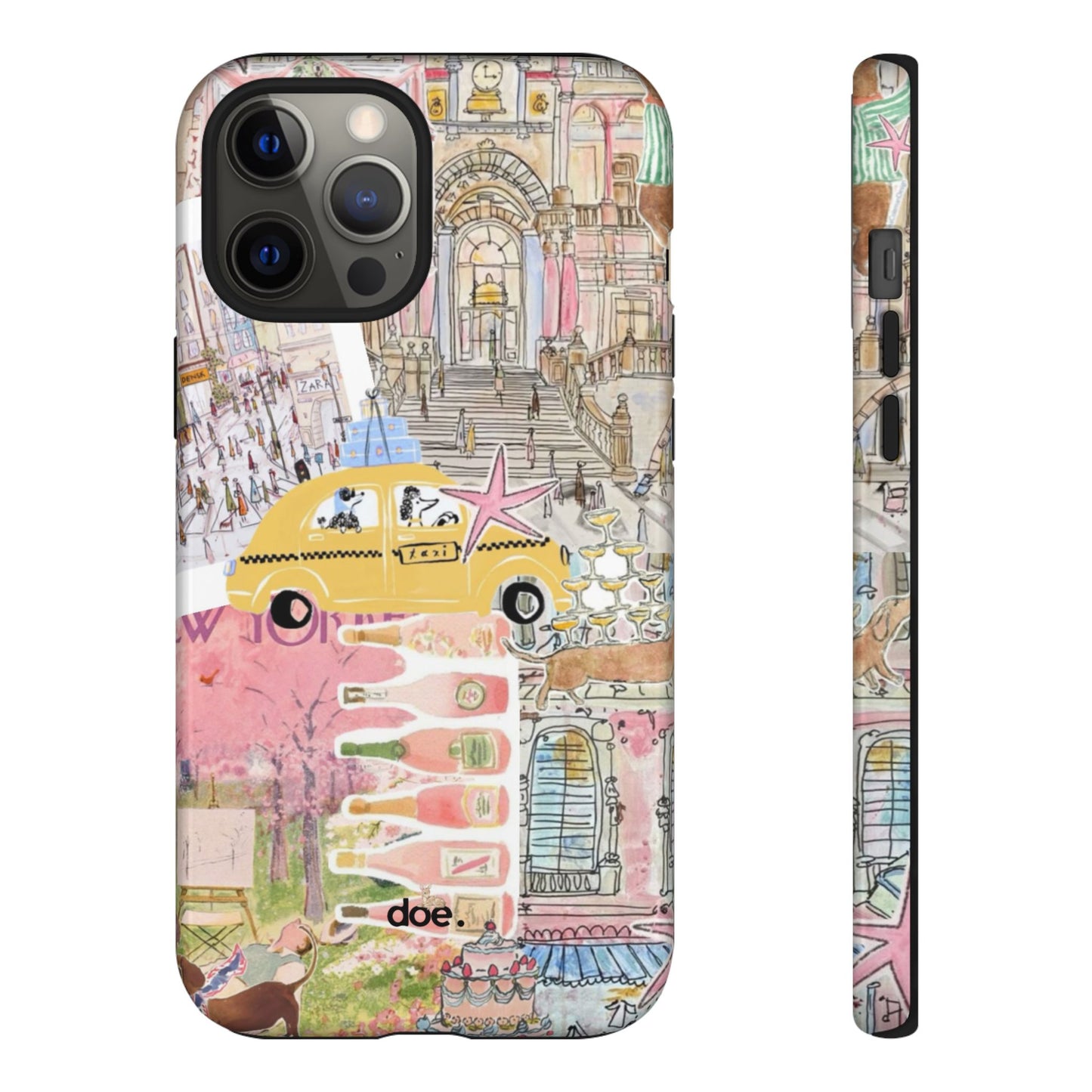 Travel Clutter iPhone Case