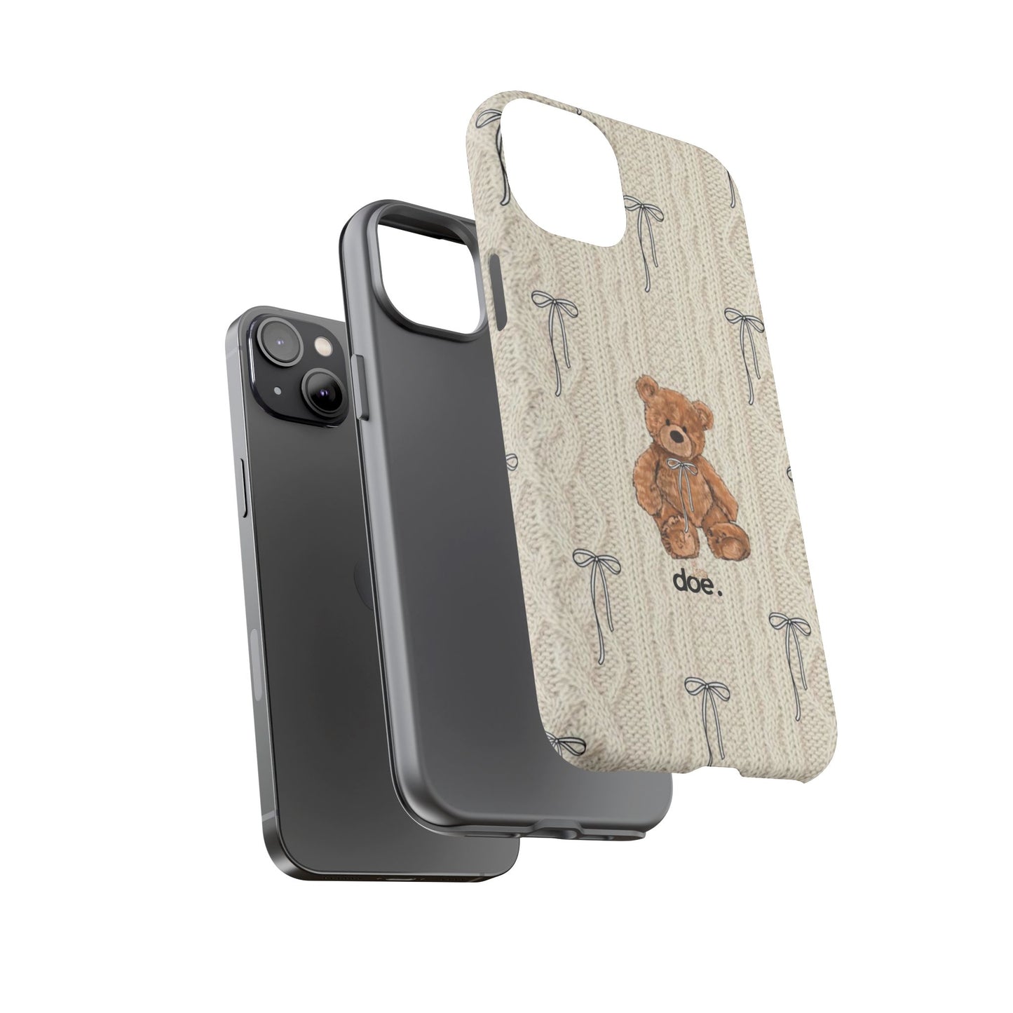 Little Bow Bear iPhone Case