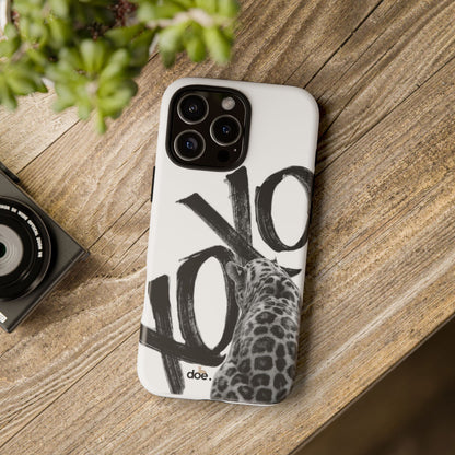 Leopard XOXO iPhone Case