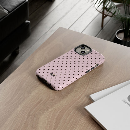 Pink Polka Dot iPhone Case
