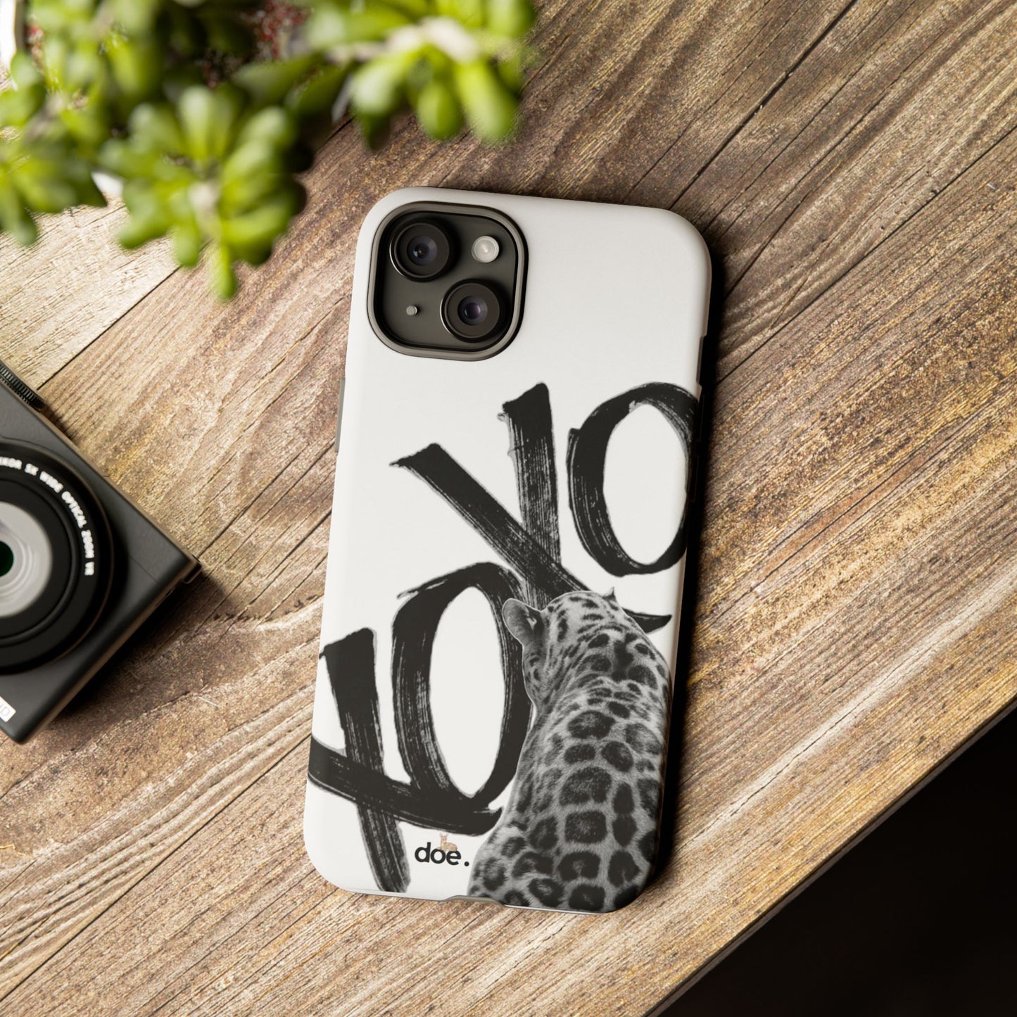 Leopard XOXO iPhone Case