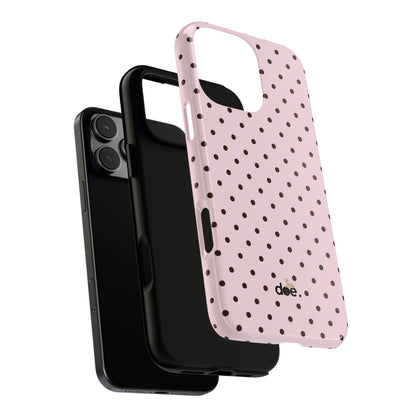 Pink Polka Dot iPhone Case