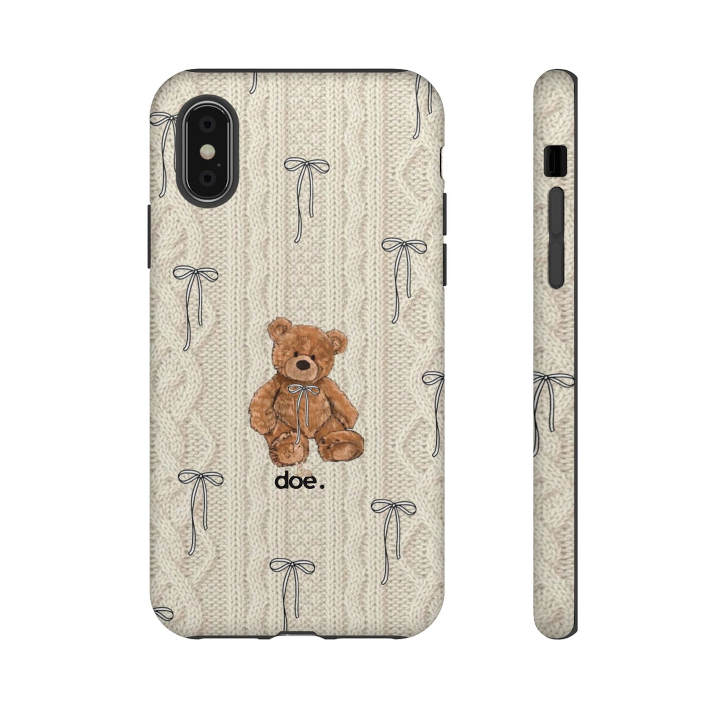 Little Bow Bear iPhone Case
